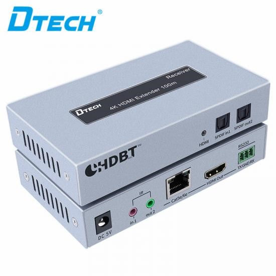 Dtech HDMI extender set,IR,RS232,100m - 7051A
