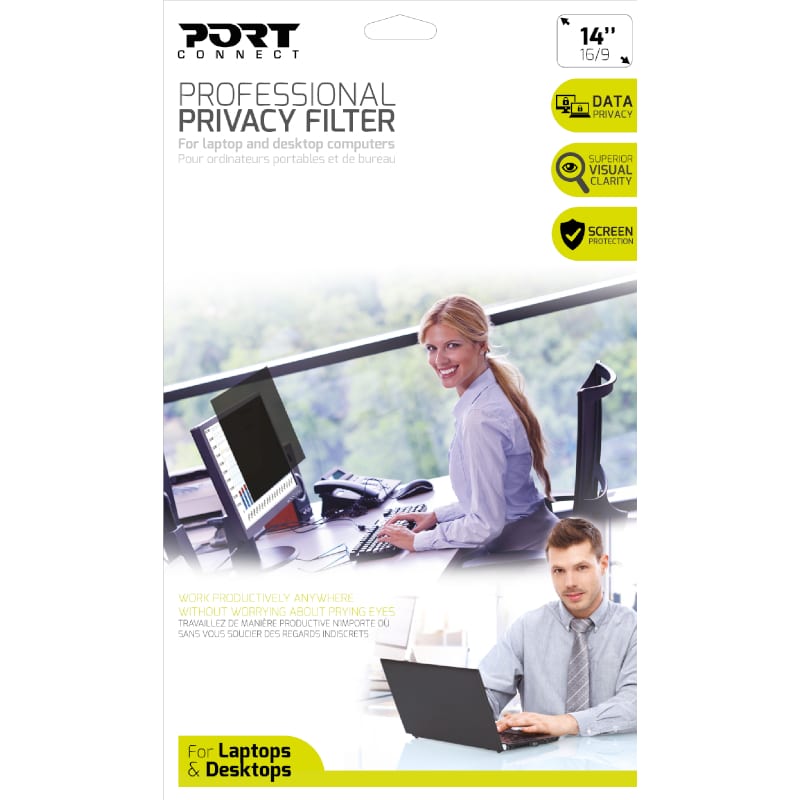 PORT NB PRIVACY FILTER 14" TOUCH