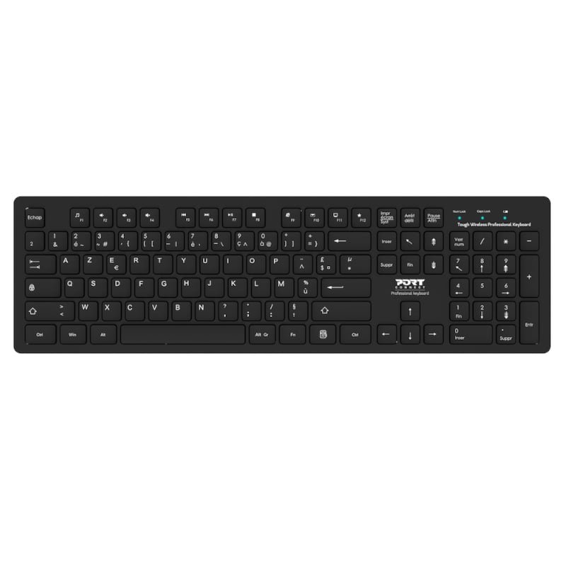 Port Connect Office Tough Wired Keybaord-Black