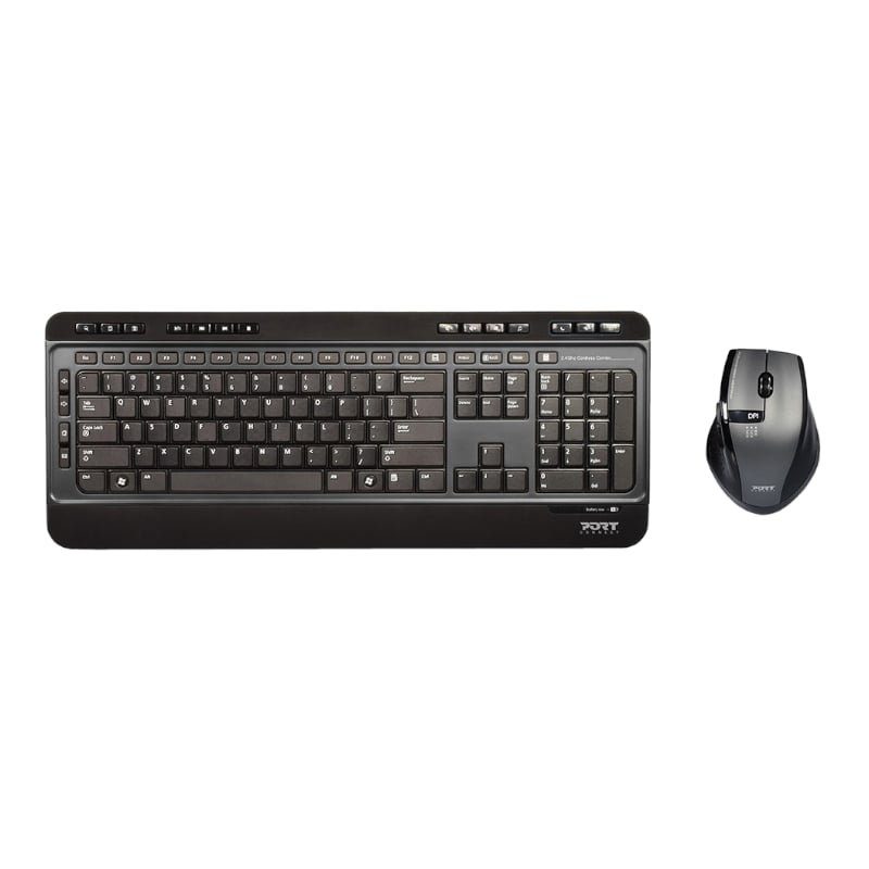 Port Wireless Keyboard and Mouse Combo