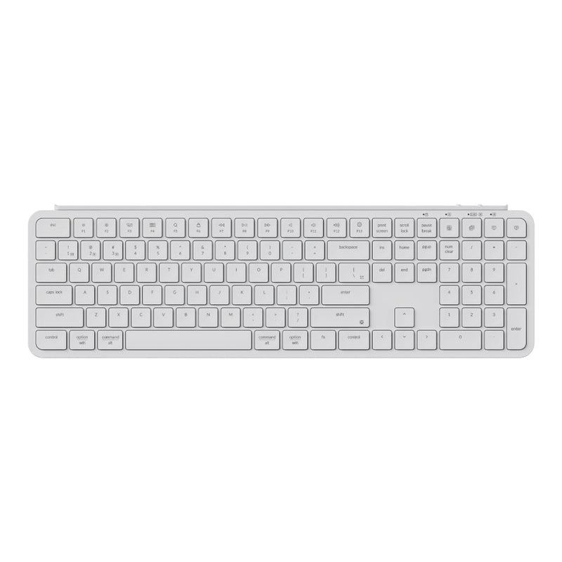 Keychron B6 Pro Ultra-Slim 100% Wireless Keyboard – Ivory White