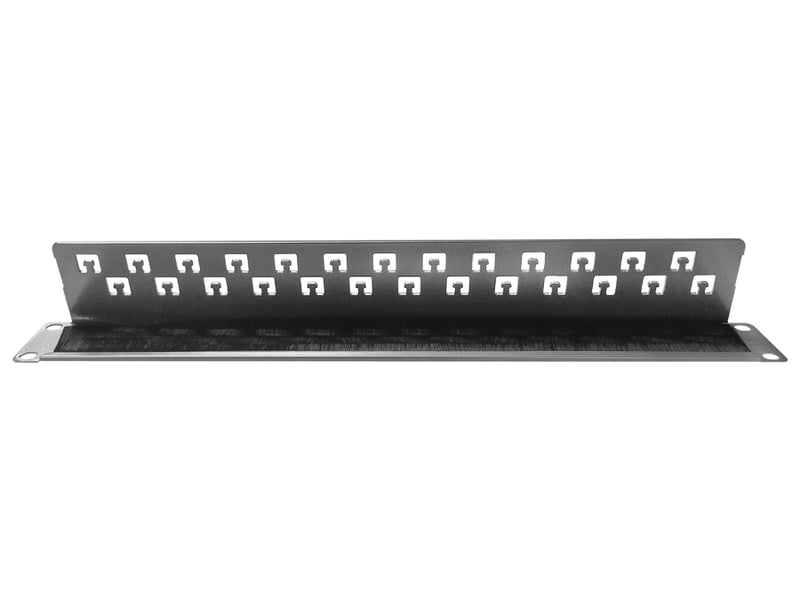 Linkbasic 19-inch Rack Mount Silver Brush Panel