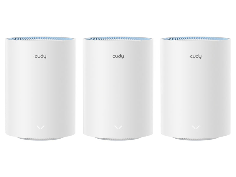 Cudy Dual Band AC 1200Mbps Fast Ethernet Mesh 3 Pack | M1200 (3-Pack)