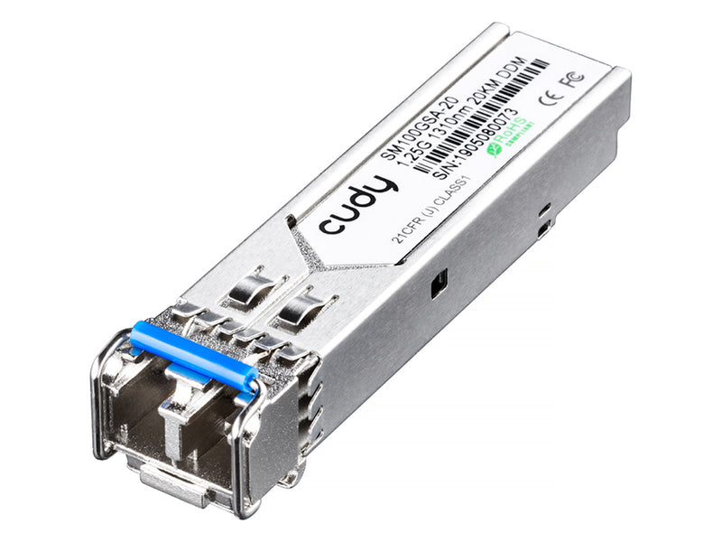 Cudy Single Mode 1.25G LC SFP 1310nm 20km | SM100GSA-20