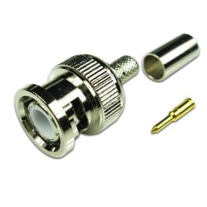 FOLKSAFE CONNECTOR BNC (M) CRIMP 10PCK