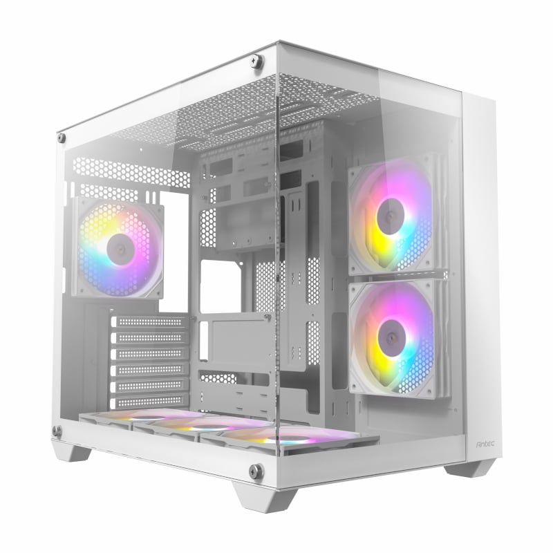 Antec CX800 Elite ATX | Micro-ATX | ITX RGB Mid-Tower Dual Chamber Gaming Chassis - White