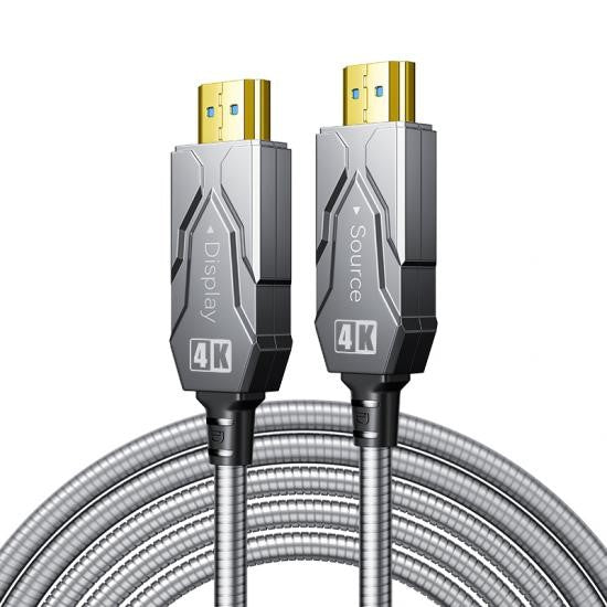 Dtech Dtech Armoured Fibre Cable, 30.0m, HDMI, V2.0, 4K resolution - HF2030K