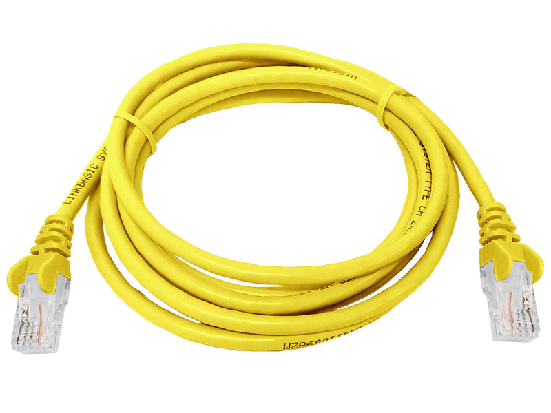 Linkbasic 2 Metre UTP Cat5e Flylead Yellow