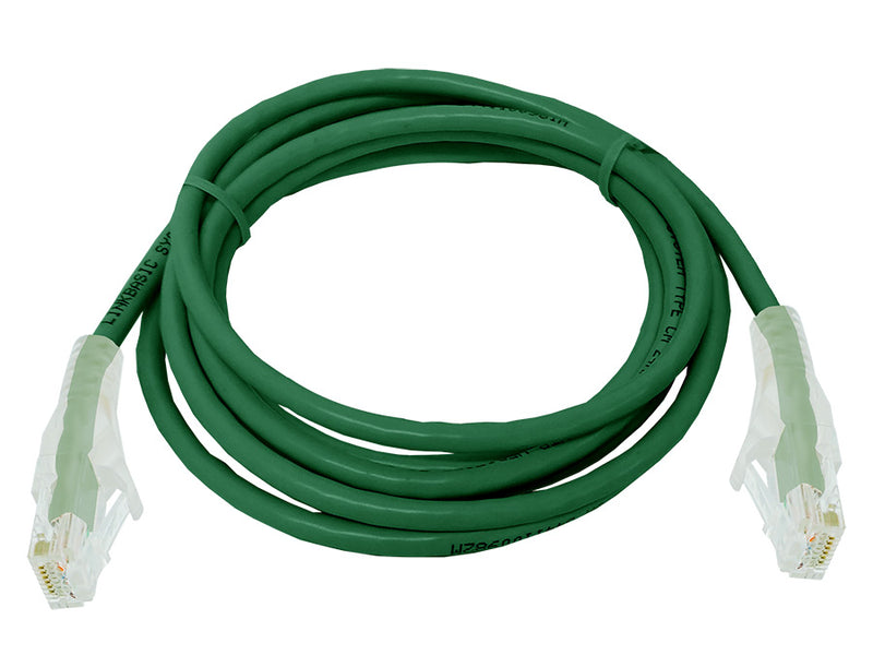 Linkbasic 2 Metre UTP Cat6 Flylead Green