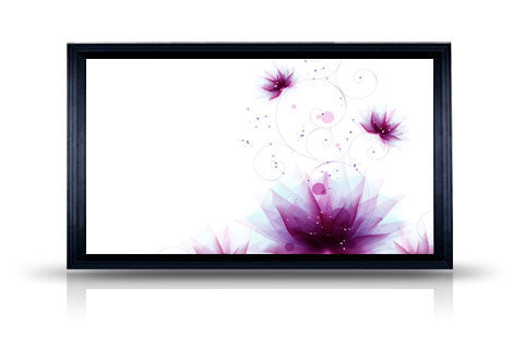 JK Fixed Frame Screen, 106 inch, 16:10 Aspect Ratio, Matt White Fabric