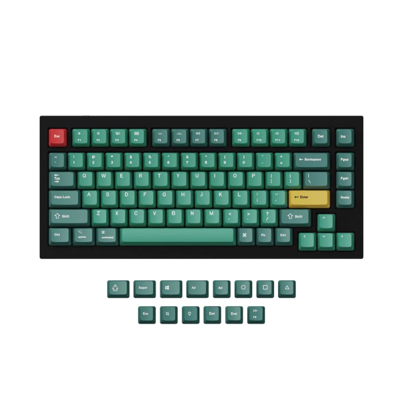 Keychron Dye-Sub PBT Full Keycap Set - Forest