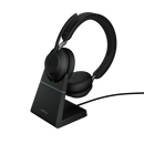 Jabra Evolve2 65 on charging stand