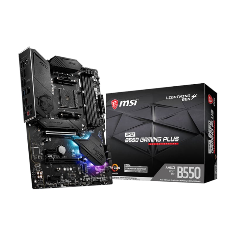 MSI MPG B550 GAMING PLUS AMD AM4 ATX Gaming Motherboard