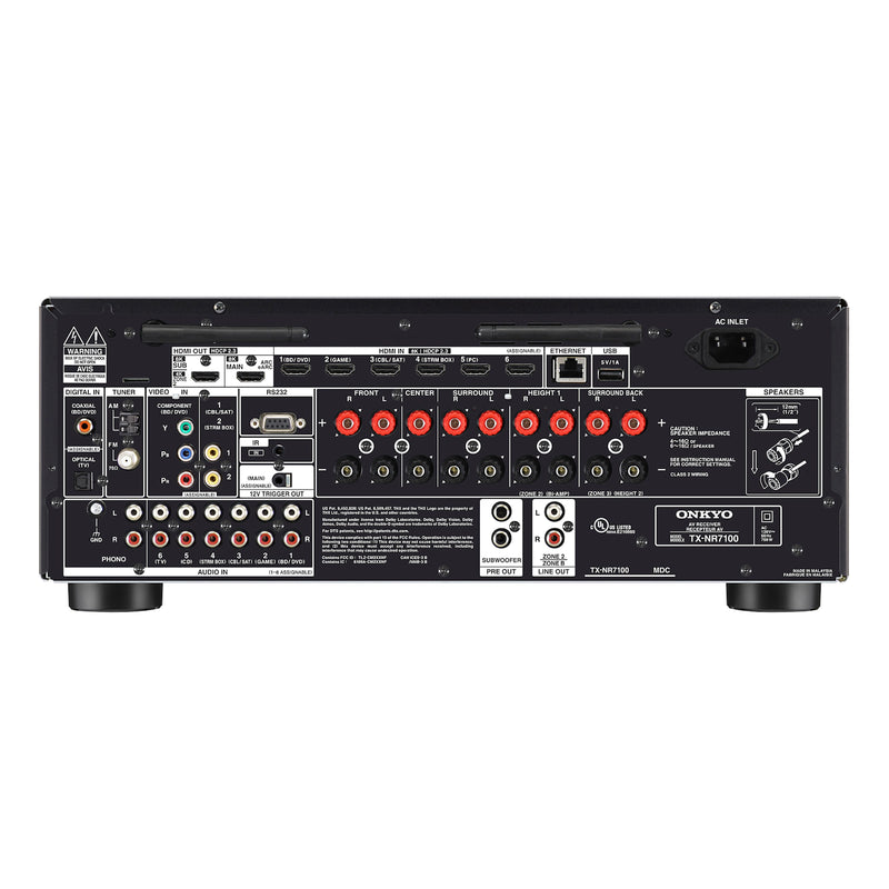 Onkyo TX-NR7100 8K 9.2 Channel THX Certified AV Receiver