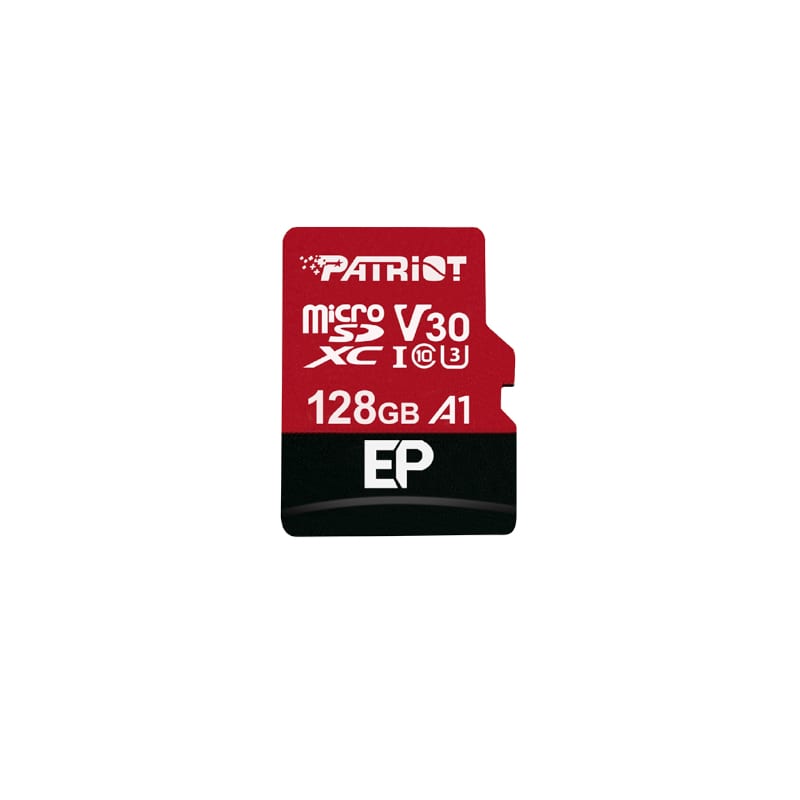 Patriot EP V30 A1 128GB Micro SDXC Card + Adapter