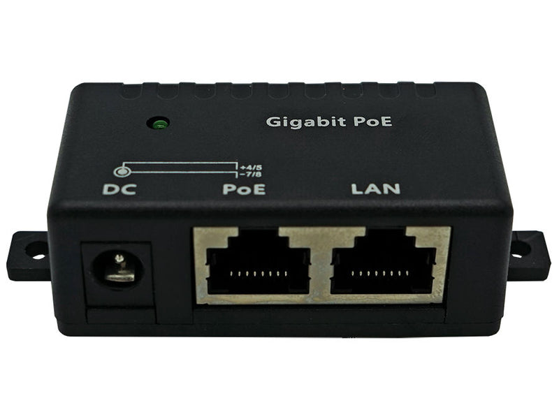 Single Port Gigabit Passive PoE Injector