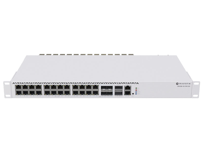 MikroTik Cloud Router Switch 24 Port 2.5Gbps 4SFP+ Combo Ports 2xQSFP+ | CRS326-4C+20G+2Q+RM