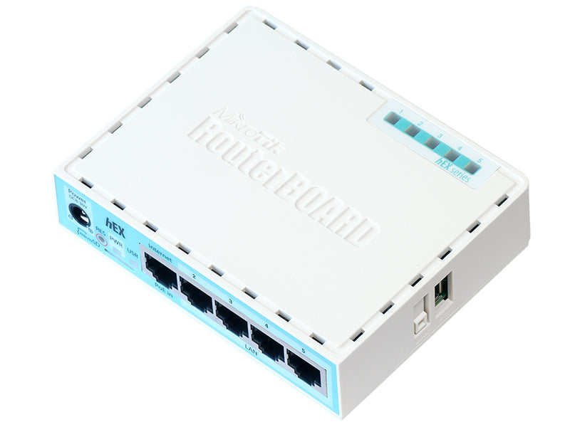 MikroTik hEX 5 Port Gigabit Desktop Router | RB750Gr3