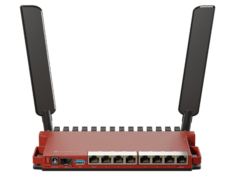 MikroTik 8 Gigabit 1x2.5Gbps SFP Dual Core WiFi 6 Router | L009UiGS-2HaxD-IN
