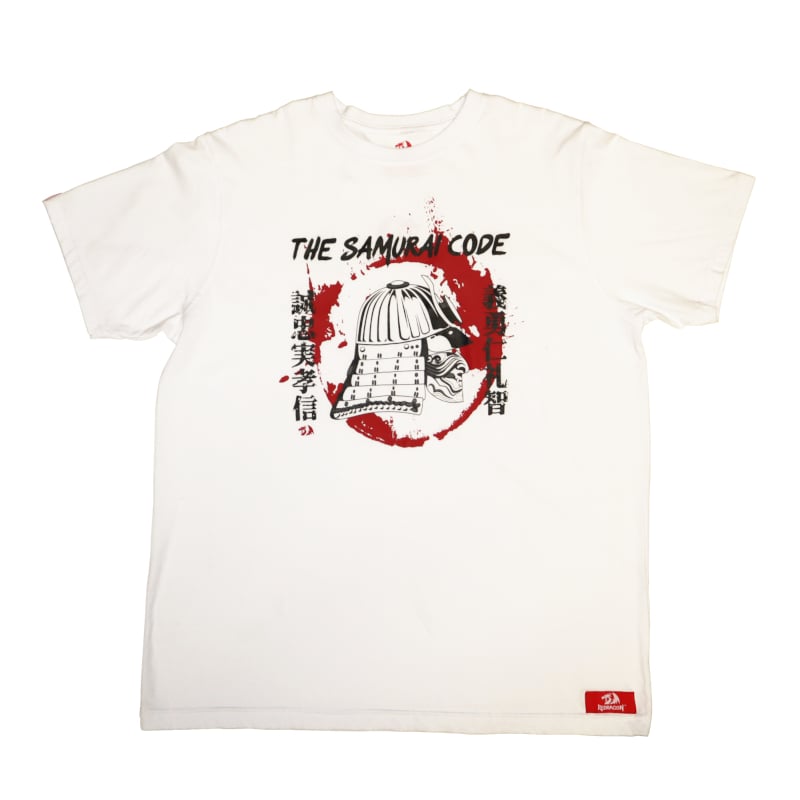 REDRAGON SAMURAI T-SHIRT - WHITE - LARGE