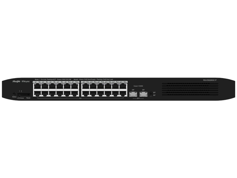 Reyee 24 Port Gigabit PoE 370W 2SFP Managed Switch | RG-ES226GC-P