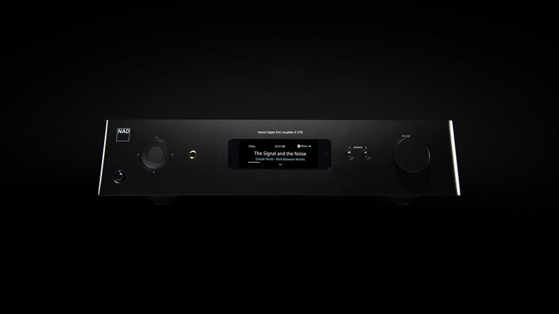 NAD C379 HybridDigital DAC Amplifier + MDC2BluOS HD Audio Streaming