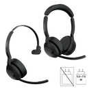 Jabra Evolve2 55 mono and stereo